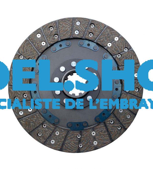 Disque d'embrayage David Brown - 36,5 X 45 - 10 Can. - Organique
