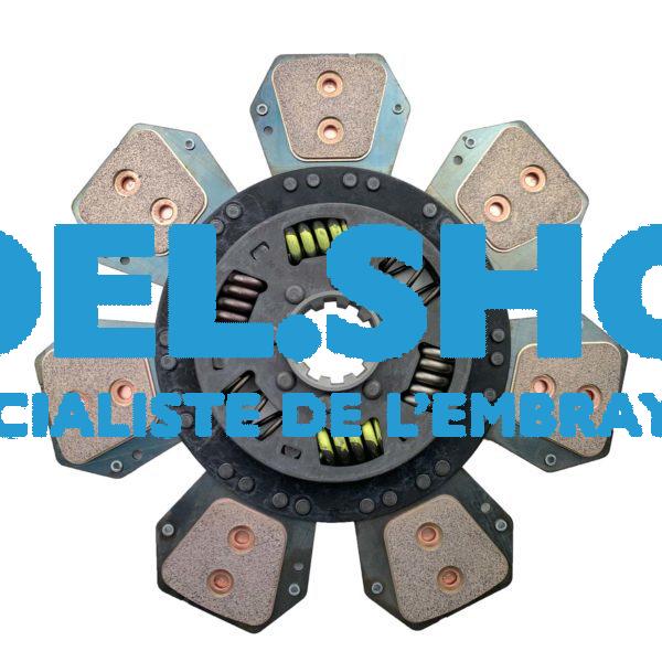 Disque d'embrayage céramétallique Ford - 38 X 44,8 - ⌀330 10 Can.