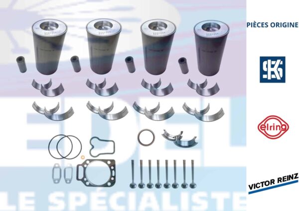 Kit revision moteur MWM D226 Axe 35 MM origine KS - Tracteur Agricole