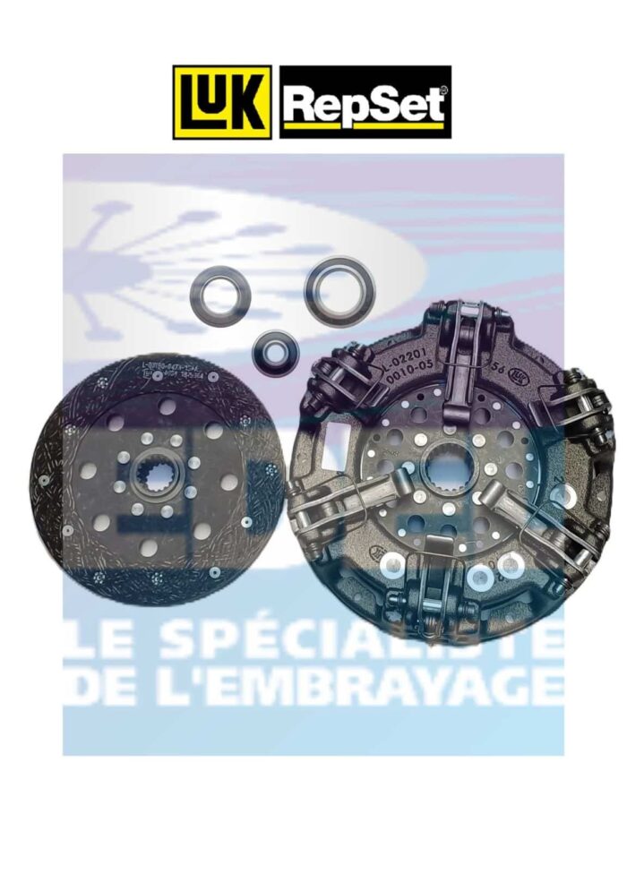 Kit embrayage LUK deutz 3607 D4006 D4007 D4506 D4507 DX3.10 tracteur agricole